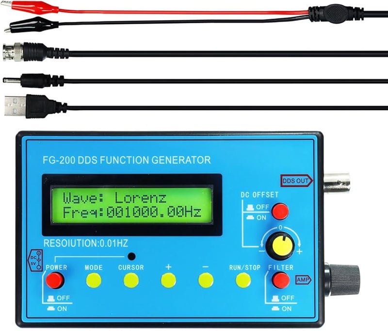 USB Powered 0 01Hz 500kHz Signal Generator For Oscilloscope Calibration Test - Image 4