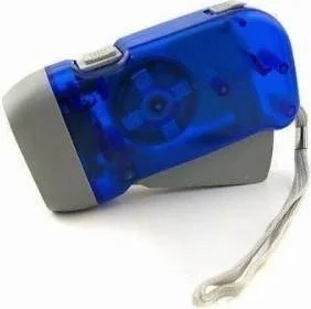 BarkoFix Earthquake Flashlight 4 Pieces Battery-Free Flashlight Self-Charging Dynamo Flashlight Camping Flashlight Vehicle Emergency Flashlight