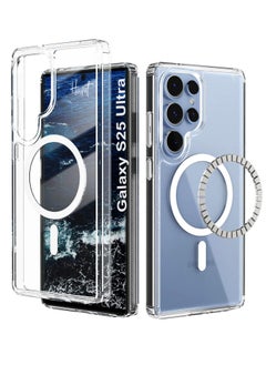 Houmt Samsung S25 Ultra Magsafe Case Cover Support Wireless Charging Shockproof Slim Fit Galaxy S25 Ultra Cover Lightweight Scratch-Resistant Protective Case for Samsung Galaxy S25 Ultra 6.8" Clear  - Image 1