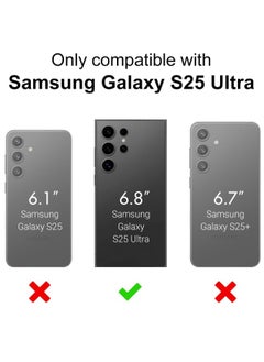 Houmt Samsung S25 Ultra Magsafe Case Cover Support Wireless Charging Shockproof Slim Fit Galaxy S25 Ultra Cover Lightweight Scratch-Resistant Protective Case for Samsung Galaxy S25 Ultra 6.8" Clear  - Image 2