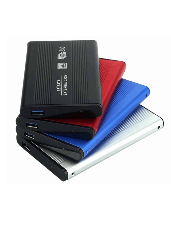 Generic 2.5-inch Serial Port 3.0 Interface Mobile Hard Drive Box Aluminum Alloy High-speed Usb Digital Computer/mobile Hard Drive Box-Color:Red  - Image 2