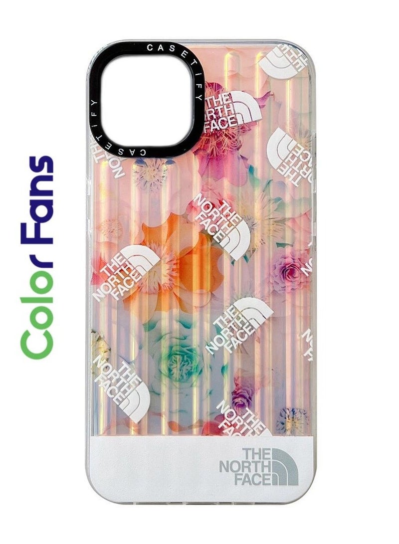 Color Fans THE NORTH FACE Logo Laser iPhone 14 Pro Max Case