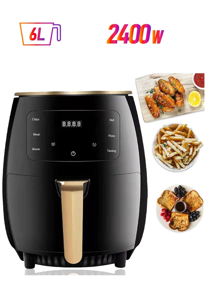 SILVER CREST Silver Crest Multifunctional Digital Touch Air Fryer 2400W Black  - Image 1