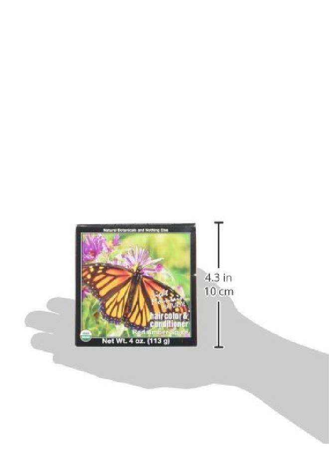 Light Mountain Natural Hair Color & Conditioner Red Amber Spice 4 Oz - Image 5