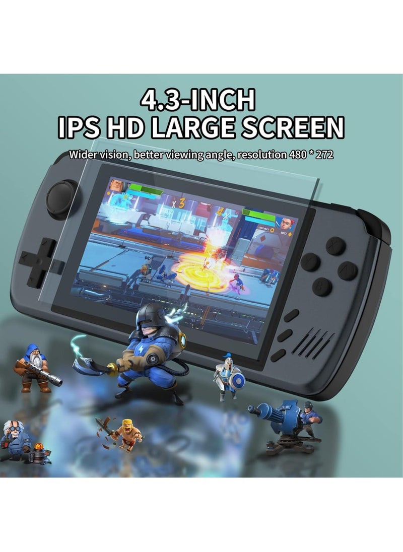 جهاز ألعاب ريترو بشاشة عرض IPS HD بحجم 4.3 إنش مع معالج ATM7051 رباعي النواة ARM CORTEX-A9، ألعاب فيديو كلاسيكية، دعم متعدد المحاكيات، إخراج عالي الدقة، وتوسيع بواسطة بطاقة TF  - Image 5