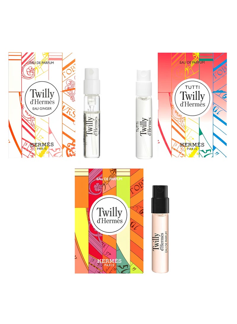 HERME'S PARIS d'Hermès Twilly Perfume Sampler Set 3 pieces 2ml