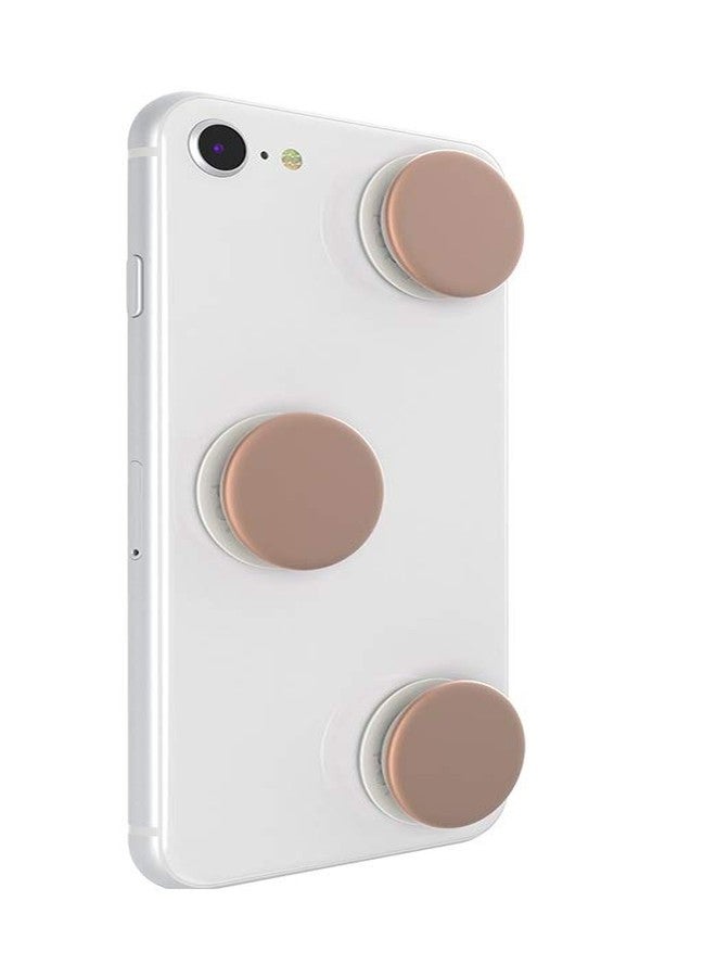 PopSockets PopMinis: Mini Grips for Phones & Tablets (3 Pack) - Aluminum Rose Gold - Image 5