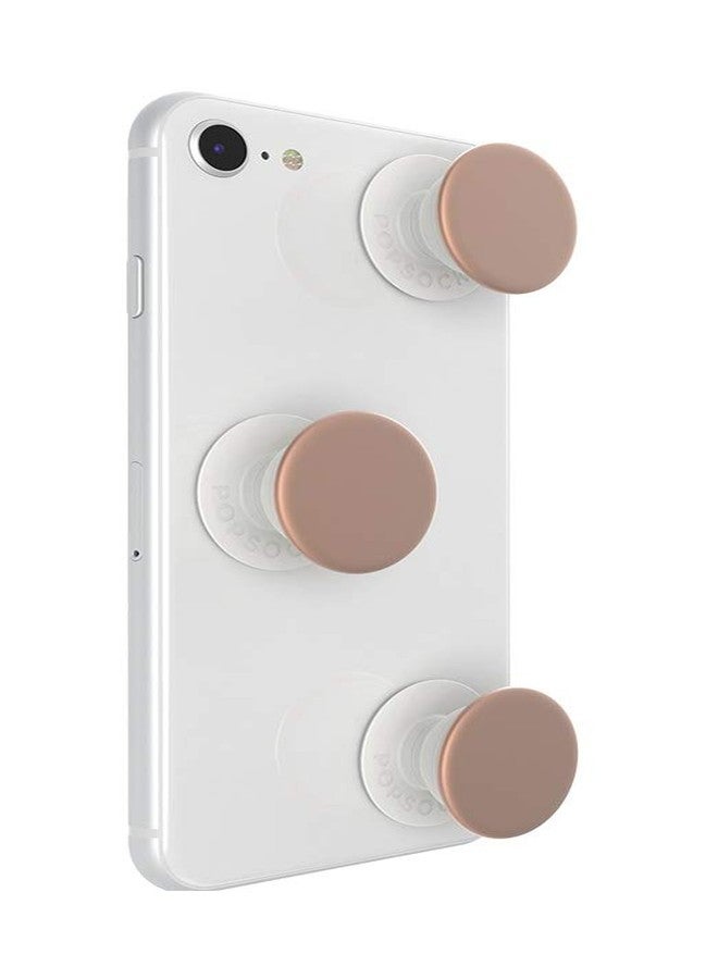 PopSockets PopMinis: Mini Grips for Phones & Tablets (3 Pack) - Aluminum Rose Gold - Image 4