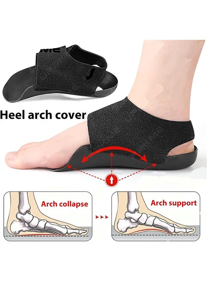ساوث مون 2 PCS Arch Support Insole, Cushioned Soft Elastic Gel Pads, Relief Plantar Fasciitis Heels Insole. - Image 3