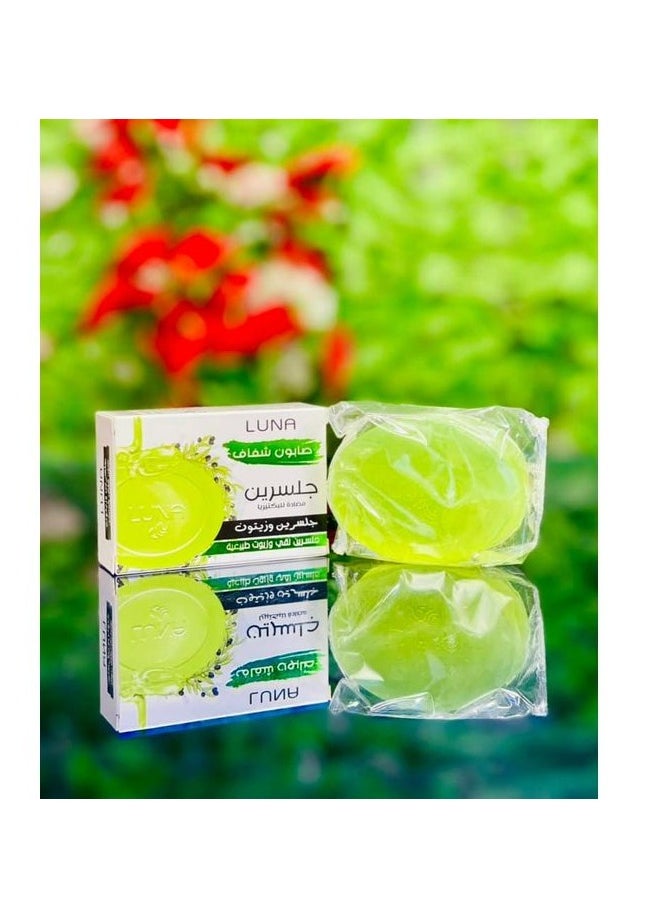 Luna Luna Transparent Glycerin Soap – Glycerin And Olives 100 GM  - Image 2
