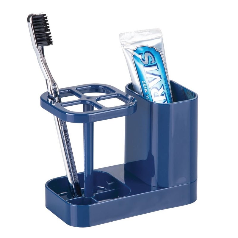 InterDesign iDesign InterDesign Bathroom Toothbrush and Toothpaste Stand/Holder and Medicine Cabinet Organizer, Navy Med+ Dental Center - Image 4