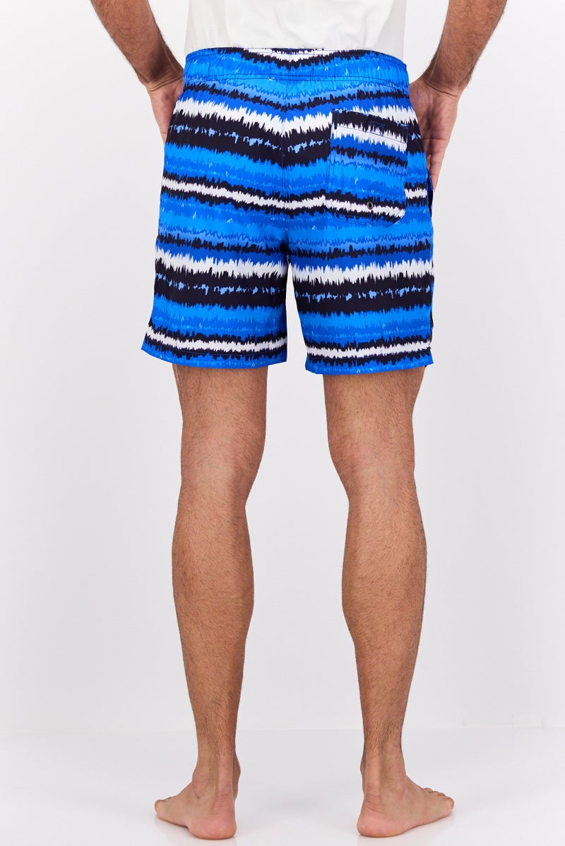 Beach Bros Men Allover Printed 6,5 Inseam Board Shorts, Multicolor - Image 3