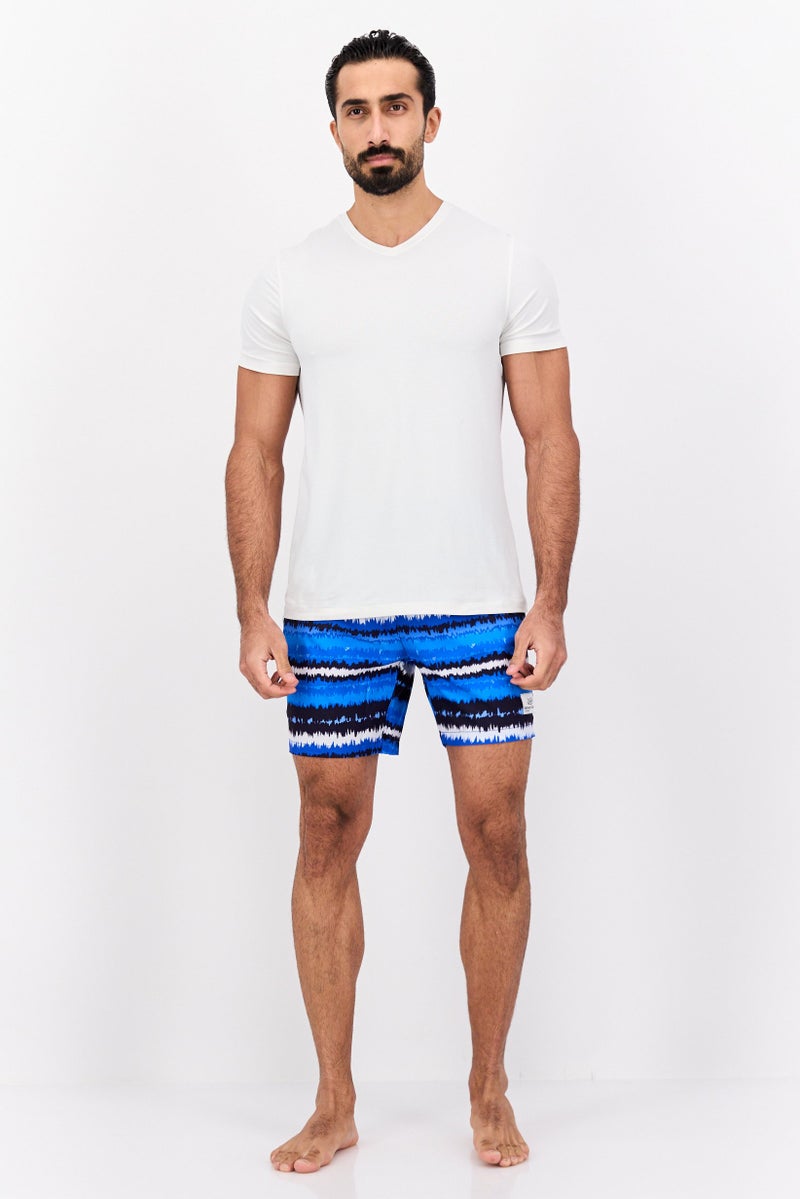 Beach Bros Men Allover Printed 6,5 Inseam Board Shorts, Multicolor - Image 4