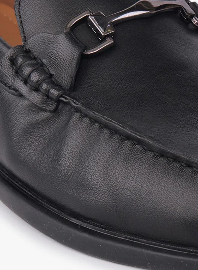 LBL By Shoexpress BLACK Men Slip-On Leather Loafers for Men | Best Price UAE