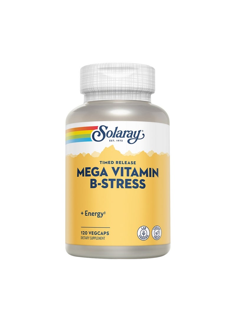 Mega Vitamin B-Stress Veg Capsules 120’S