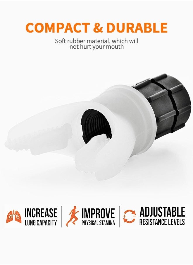 GROIC - Lung Exerciser Expander Device，Breathing Exercise Device for Lungs,silica gel Deep Breathing Exercise Trainer, Increase Lung Capacity, Improve Sleep - Image 1