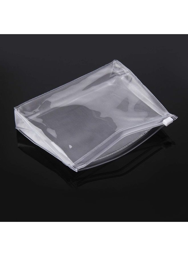 JIAKAI 12pcs Mini Small PVC Transparent Plastic Cosmetic Organizer Bag Pouch With Zipper Closure for Vacation Travel, Bathroom and Organizing Makeup Bag - Image 3