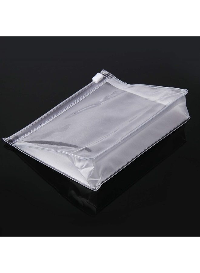 JIAKAI 12pcs Mini Small PVC Transparent Plastic Cosmetic Organizer Bag Pouch With Zipper Closure for Vacation Travel, Bathroom and Organizing Makeup Bag - Image 4