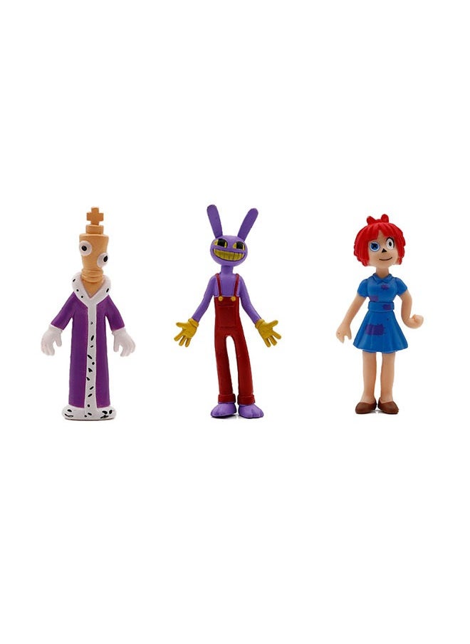 General - Magic Number Circus Action Figure Playset, Digital Circus Cartoon Character with 24 Cards, Digital Circus Blind Box Character, Birthday Party Cake Decoration Gift for Kids Adult - Image 1