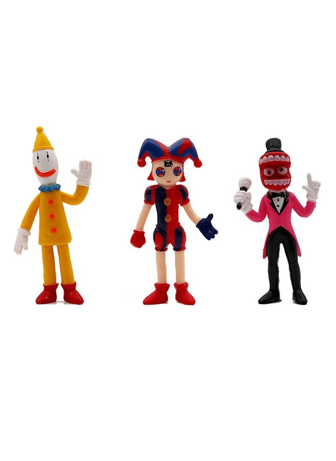 General - Magic Number Circus Action Figure Playset, Digital Circus Cartoon Character with 24 Cards, Digital Circus Blind Box Character, Birthday Party Cake Decoration Gift for Kids Adult - Image 1
