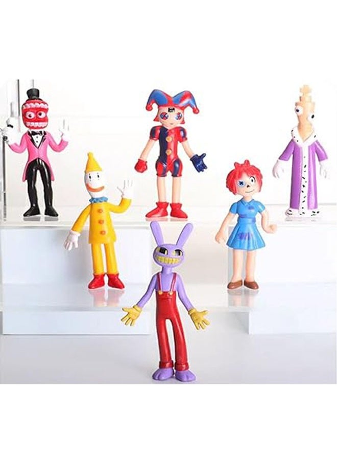 General - Magic Number Circus Action Figure Playset, Digital Circus Cartoon Character with 24 Cards, Digital Circus Blind Box Character, Birthday Party Cake Decoration Gift for Kids Adult - Image 1
