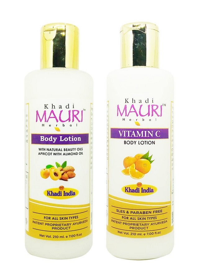 Khadi Mauri Vitamin C & Body Lotion - Pack Of 2 (420 ml)