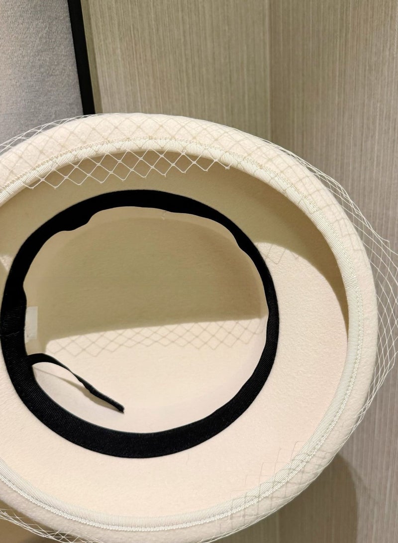 Women's Silk Wool Felt Top Hat  - Image 3