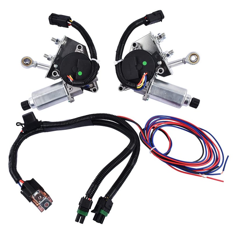 Pair C3 Corvette Headlamp Motor Electric Headlight Conversion Kit Front Left Right Replacement for Chevrolet Corvette C3 19681982 914015