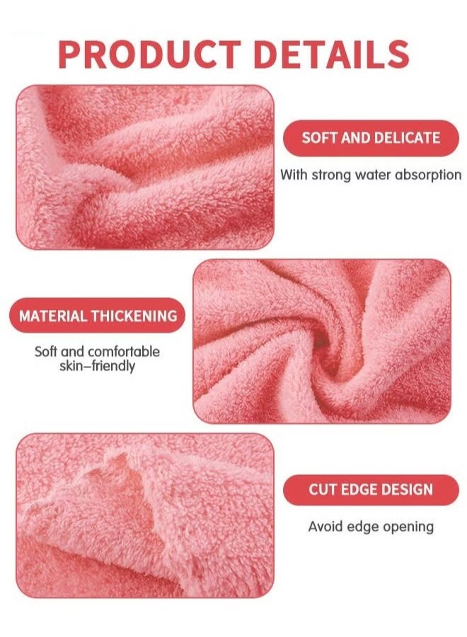 EETU 2-Piece Bath Towel Set,Skin Friendly Coral Velvet Bath Towel Hand Towels Set (1 Bath Towel+1 Hand Towels),Quick Drying,Highly Absorbent Durable Towels Set - Image 3