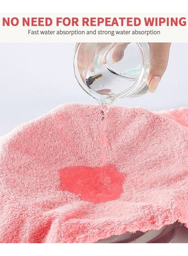 EETU 2-Piece Bath Towel Set,Skin Friendly Coral Velvet Bath Towel Hand Towels Set (1 Bath Towel+1 Hand Towels),Quick Drying,Highly Absorbent Durable Towels Set - Image 5