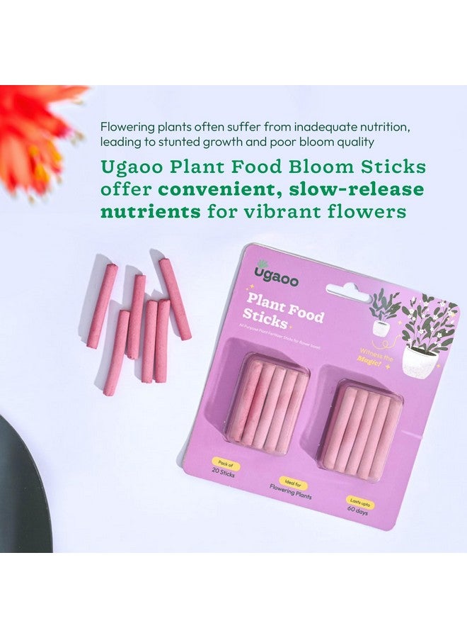 UGAOO Plant Food Fertilizer Bloom Sticks for All Flowering Plants Home Garden - Pack of 40 - Image 2