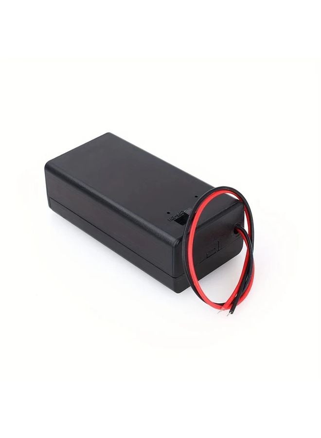 9V Battery Holder With Switch Cable Heavy Duty Metal Construction For Home Office Car - Image 5