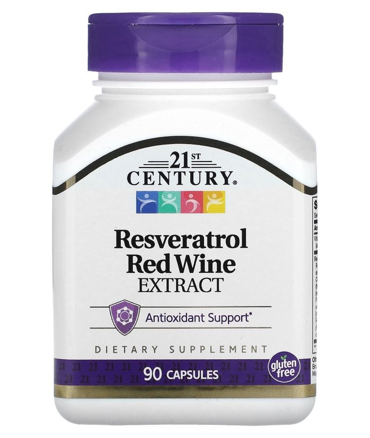Resveratrol Red Wine Extract 90 Capsules