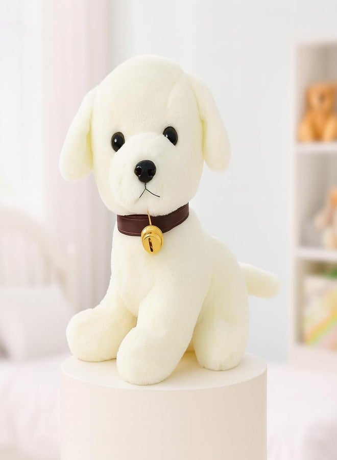 Babique Dog Plush Soft Toy Cute Kids Animal Home Decor Boys/Girls/Baby (25 cm, White) - Image 2
