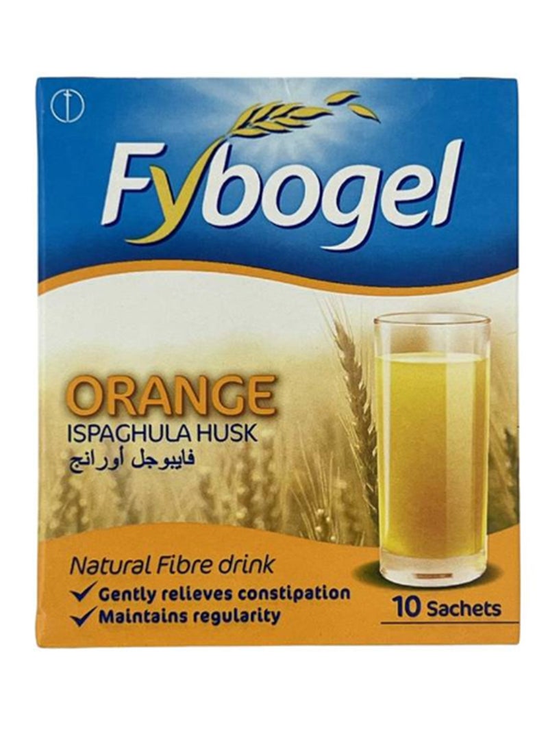 Fybogel Natural Fibre Orange Drink 10 Sachets