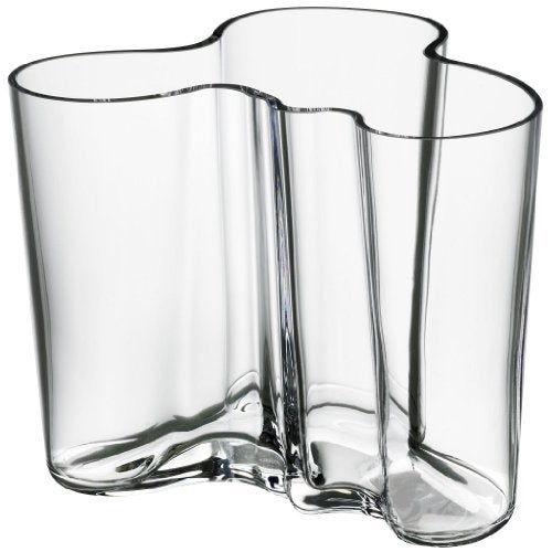 Iittala Aalto 4-3/4-Inch Clear Glass Vase - Image 1