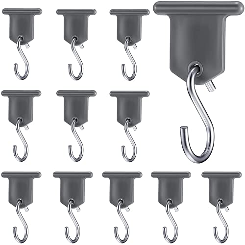 TAKAVU Awning Hooks 12pcs Stainless Steel Plastic Storage Hook for RV Camper Camping Indoor Outdoor Decor 15lbs Weight Capacity - Image 1