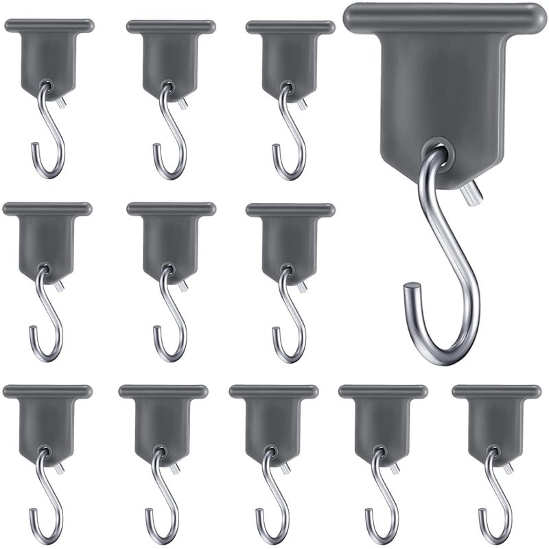 TAKAVU Awning Hooks 12pcs Stainless Steel Plastic Storage Hook for RV Camper Camping Indoor Outdoor Decor 15lbs Weight Capacity - Image 3