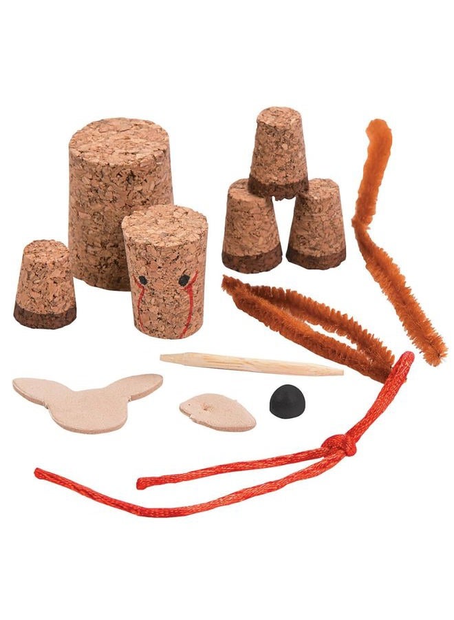 Fun Express Cork Reindeer Ornament Craft Kit for Christmas (Makes 12) Craft Kits - Ornament Craft Kits - Christmas - Image 2