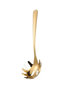 Bukela Spaghetti Server Spoon Pasta Fork Teeth Easy Noodle Serving Ergonomic Handle Comfortable Grip Ideal Noodle Colander Kitchen Use  - Image 1