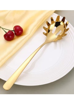 Bukela Spaghetti Server Spoon Pasta Fork Teeth Easy Noodle Serving Ergonomic Handle Comfortable Grip Ideal Noodle Colander Kitchen Use  - Image 2