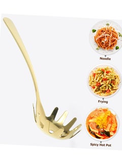 Bukela Spaghetti Server Spoon Pasta Fork Teeth Easy Noodle Serving Ergonomic Handle Comfortable Grip Ideal Noodle Colander Kitchen Use  - Image 3