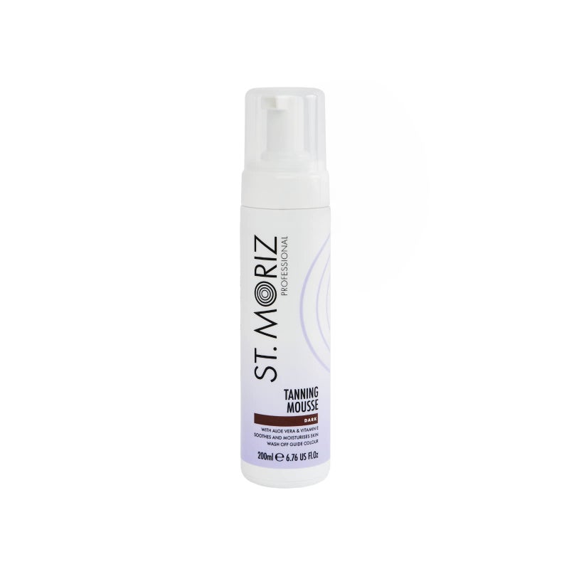 St. Moriz St Moriz Professional Dark Self Tanner Mousse - Sunless Instant Self Tanning Foam for a Deep, Natural Looking Fake Tan - With Aloe Vera & Vitamin E (6.76 fl oz) - Image 1