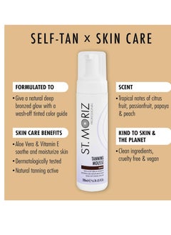 St. Moriz St. Moriz Professional Instant Self Tanning Mousse, 200ml, Dark  - Image 2