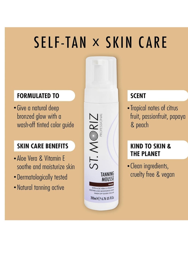St. Moriz St. Moriz Professional Instant Self Tanning Mousse, 200ml, Dark  - Image 2