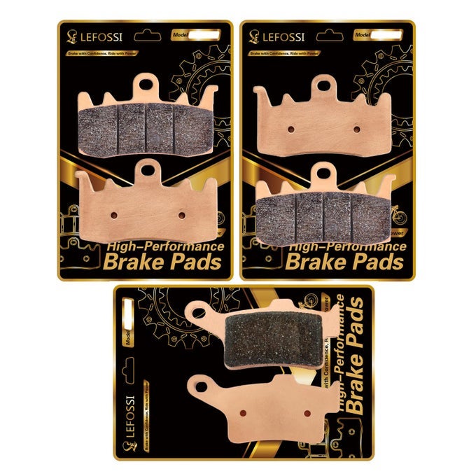 Highperformance Front Rear Sintered Brake Pads Compatible With Can Am Spyder F3S Se6Sm6 For Spyder F3F3T 20132021 Longlasting Heat Resistance Mud Sand Wet Conditions Fa630F Fa631R