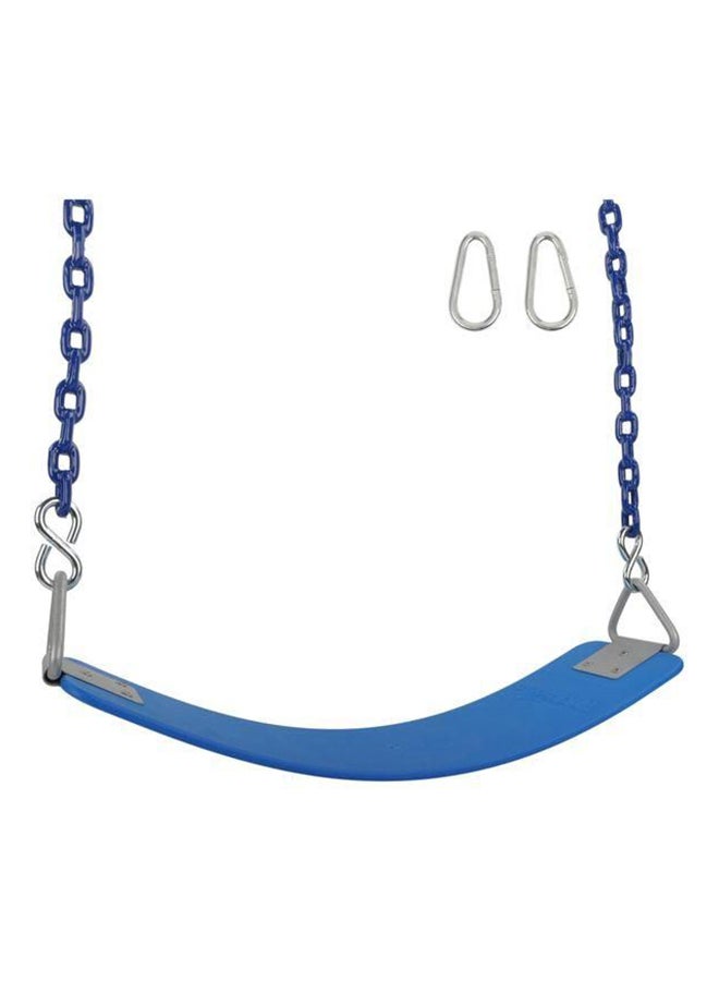 Swing Seat Extra Duty with Chain Heavy Duty Durable Outdoor Playground Equipment for Kids and Adults