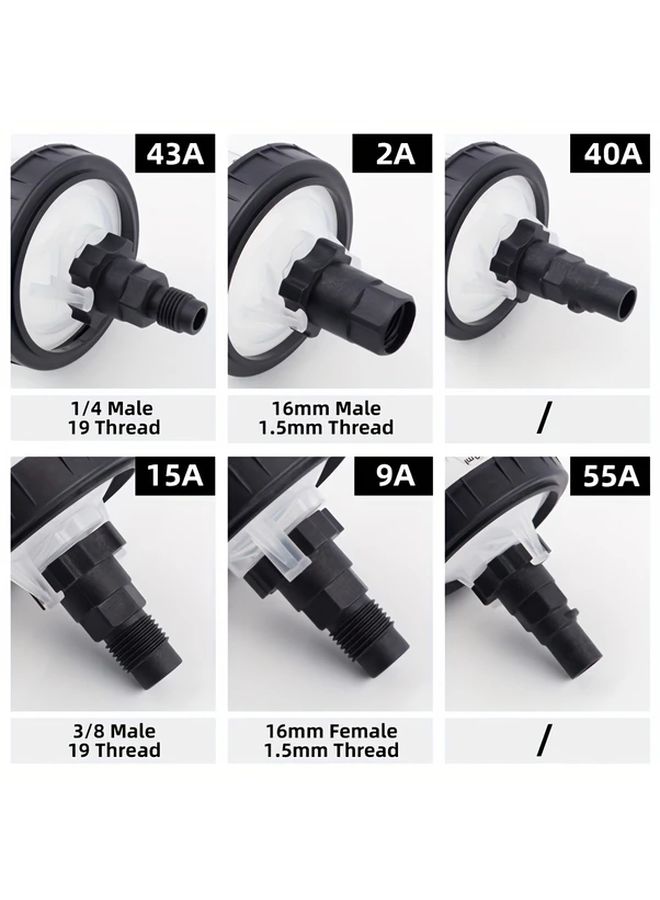 Model 55A PPS Spray Gun Cup Adapter Inner Wire Connector Pneumatic Tool Accessory - Image 4