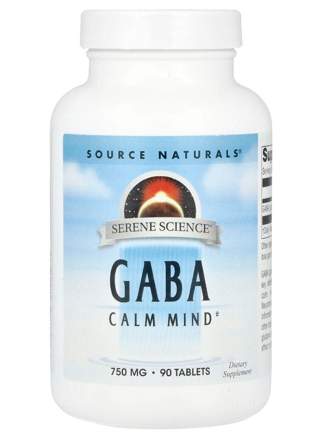 GABA 750 mg 90 Tablets