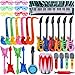 Loccmat 30 Pcs Inflatable Rock Star Toy SetInflatable Instruments Party PropsInflatable GuitarInflatable MicrophoneInflatable PianoInflatable Saxophone DrumRock and Roll Party Decorations - Image 3
